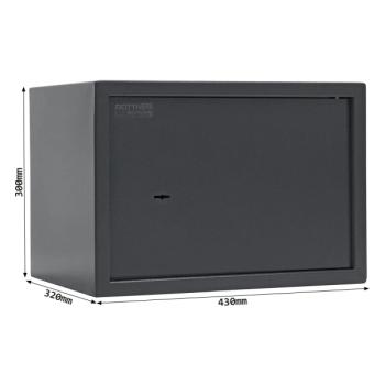 Rottner Möbeltresor Jupiter 4 Doppelbartschloss anthrazit T06453